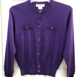 Outlander Purple Cardigan Size M